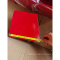 red color stretch strap band use metal dispenser box